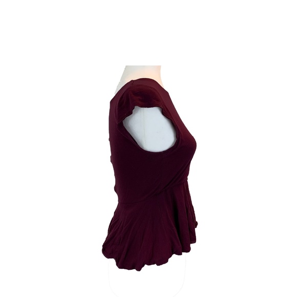 Alice and Olivia Peplum Exposed Zipper Top - Picture 3 of 5